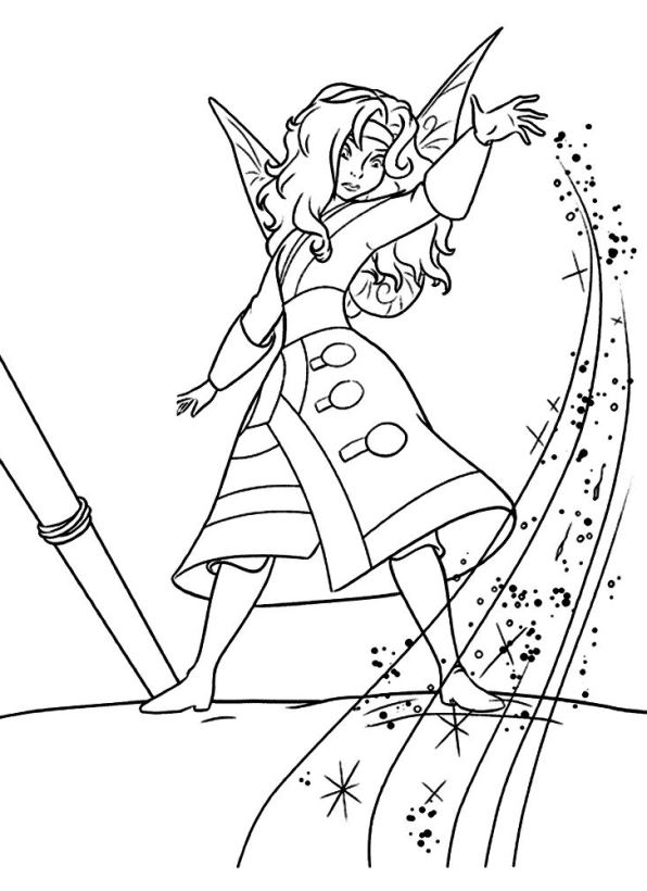 Tinkerbell en de piraten kleurplaten